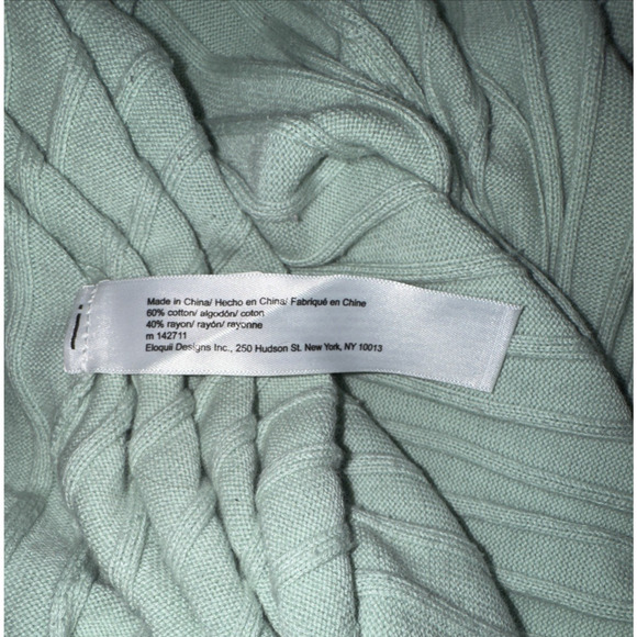 Eloquii Seafoam Green Ribbed Maxi Dress (no Belt) Size 26/28 - Picture 15 of 15
